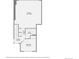 Floor plan layout depicting garage, bedroom and bath at 2225 Santini Trl # A, Littleton, CO 80129