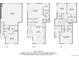 Three-level floor plans detailing room layouts and dimensions, showing living spaces and bedrooms at 2225 Santini Trl # A, Littleton, CO 80129