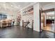 Bright studio featuring a vibrant wall with colorful handprints and an adjacent workstation at 2587 S Harlan Ct, Lakewood, CO 80227