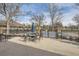 Outdoor patio with seating and a view of the pool, creating a relaxing space for residents to enjoy at 3144 S Wheeling Way # 401, Aurora, CO 80014