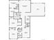 Detailed floor plan illustrating the layout of the house, including room dimensions and features at 8075 S Vandriver Way, Aurora, CO 80016