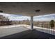 Enjoy panoramic city views from this condo's private balcony with iron railing and wood-look flooring at 1090 N Lafayette St # 305, Denver, CO 80218