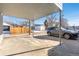 Covered carport parking with backyard view at 3428 S Sherman St, Englewood, CO 80113