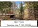 Scenic creek view with a charming bridge and lush greenery surrounding the property at 2971 Fall River Rd, Idaho Springs, CO 80452