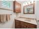 Stylish bathroom with updated vanity and fixtures at 1040 Zang St, Golden, CO 80401