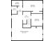 Basement floor plan showcasing a recreation room, two bedrooms, a laundry room and a bathroom at 583 S York St, Denver, CO 80209