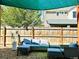 Cozy backyard features comfortable seating and a privacy fence, perfect for relaxing at 10669 Worchester Dr, Commerce City, CO 80022