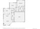 Layout of the home showing the living spaces, bedrooms, bathrooms, kitchen, and garage dimensions at 10311 Adams Pl, Thornton, CO 80229