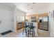 Updated kitchen with a breakfast bar and stainless steel appliances at 2800 Aurora Ave # 121, Boulder, CO 80303