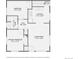 Detailed floorplan layout showcasing the bedrooms, kitchen, living room, and bathroom at 2217 King St, Denver, CO 80211