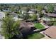 Aerial view of a fenced backyard featuring a well-kept lawn and mature trees, perfect for outdoor enjoyment at 10769 Carrol Ln, Northglenn, CO 80233