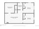 Basement floor plan featuring laundry room, bathroom, three bedrooms, and finished living area at 10769 Carrol Ln, Northglenn, CO 80233