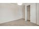 Bedroom featuring neutral walls, plush carpet, closet and ceiling lighting at 10272 Greenfield Cir, Parker, CO 80134
