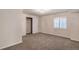 Bedroom with plush carpet, recessed lighting, closet with sliding door, and window with blinds at 10272 Greenfield Cir, Parker, CO 80134