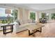 Comfortable living room with large windows showcasing scenic outdoor views and nature at 323 Paradise Rd, Golden, CO 80401