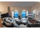 Spacious living room with floor to ceiling windows and city views at 975 N Lincoln St # 15A, Denver, CO 80203