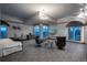Main bedroom with city views and seating area at 975 N Lincoln St # 15A, Denver, CO 80203