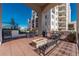 Common area with firepit, tables, and seating at 975 N Lincoln St # 15A, Denver, CO 80203