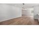 This expansive living room has ample space for any style of decor and features recessed lighting at 1990 Ulster St, Denver, CO 80220