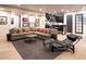 Spacious living room with comfortable seating, a bar area, and tasteful decorations at 40 Royal Ann Dr, Greenwood Village, CO 80111