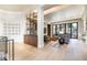 Bright and airy living room featuring a fireplace, large windows, and modern decor at 40 Royal Ann Dr, Greenwood Village, CO 80111