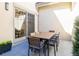 Outdoor patio with dining table and seating, perfect for enjoying meals outdoors at 40 Royal Ann Dr, Greenwood Village, CO 80111