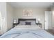 Inviting bedroom with a calming color scheme, and soft furnishings at 1527 Biffle Ct, Berthoud, CO 80513