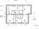 Upstairs floor plan featuring bedrooms, closets, bathroom and lounge area at 945 Jackson St, Denver, CO 80206