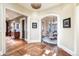 Hardwood floors, views into breakfast nook and living room at 559 N Williams St, Denver, CO 80218