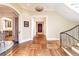 Hardwood floors, high ceilings, and views into adjacent rooms at 559 N Williams St, Denver, CO 80218