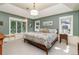 Comfortable guest bedroom with window seat and built-in shelving at 559 N Williams St, Denver, CO 80218