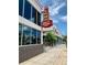 Commercial district featuring modern buildings, a prominent theater, and vibrant street activity at 3520 W Conejos Pl # 11, Denver, CO 80204