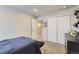Neutral-colored bedroom featuring carpeted floor and closet space at 745 N Tempe St, Aurora, CO 80018
