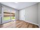 Cozy dining area with a door leading to the outside at 4064 S Olathe Ct, Aurora, CO 80013