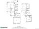 Detailed floorplan showcasing layout of a multi-level house with dimensions at 2571 Sw Grapevine Rd, Idledale, CO 80453