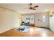 Inviting living room with hardwood floors, stylish furnishings, and lots of natural light at 441 Johnson St, Frederick, CO 80530