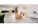 Finished basement with space for a playroom and entertainment at 6147 Jellison Way, Arvada, CO 80004