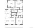 Detailed floor plan showcasing the layout with dimensions for the kitchen, living room, bedrooms, and bathrooms at 1865 S Knox Ct, Denver, CO 80219