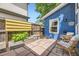 Outdoor seating area with brick pavers at 2684 S Adams St, Denver, CO 80210
