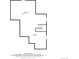 Basement floor plan showcasing a large open basement space and a staircase leading to the upper level at 6643 Barnstead Dr, Castle Pines, CO 80108
