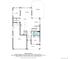 Main floor plan featuring a living room, kitchen, dining area, office, bedroom and an attached two car garage at 6643 Barnstead Dr, Castle Pines, CO 80108