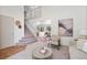 Welcoming foyer featuring a staircase, stylish decor, and a glimpse into the dining area at 20396 E Berry Pl, Centennial, CO 80015