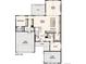 Detailed main level floor plan showcases the layout of the living spaces, bedrooms, and garage at 2548 Lupton Ln, Lafayette, CO 80026
