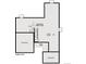 Lower level floor plan shows the unfinished basement area, including the storage and mechanical spaces at 2548 Lupton Ln, Lafayette, CO 80026