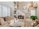 Living area with staircase at 14682 W Amherst Pl, Lakewood, CO 80228