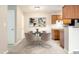 Dining room featuring modern chairs, stylish decor, and an open layout at 695 Manhattan Dr # 5, Boulder, CO 80303
