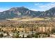 Scenic mountain views overlooking the city at 695 Manhattan Dr # 5, Boulder, CO 80303