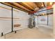 Unfinished basement featuring exposed ceiling, concrete walls, and concrete floor at 1842 Reliance Cir, Superior, CO 80027