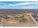 Scenic aerial view of neighborhood with walking trails and parks provides a great sense of community at 5253 S Jericho St, Centennial, CO 80015