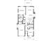 Detailed floor plan showcasing the layout of the home, including the garage and bedrooms at 709 Twining Ave, Brighton, CO 80601